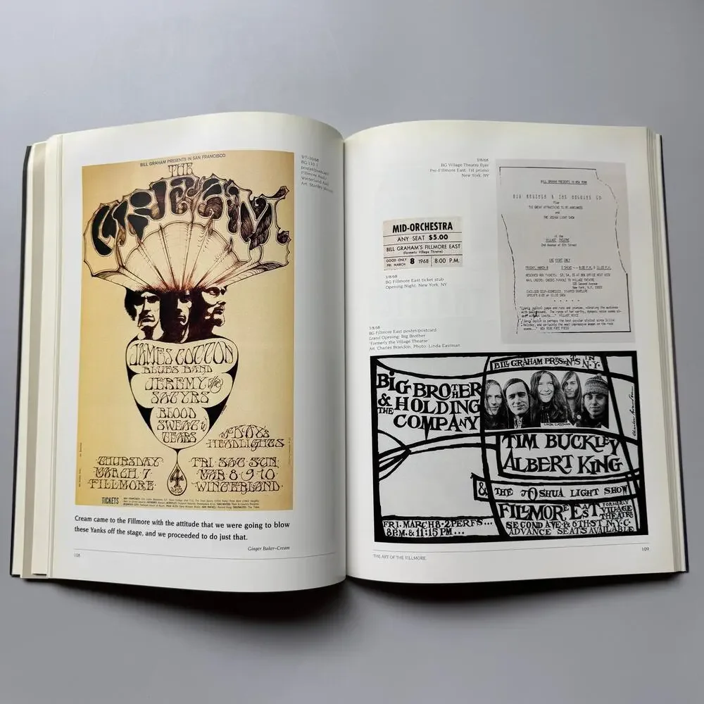 The Art of the Fillmore The Poster Series 1966 to 1971 Bill Graham 1999 Book